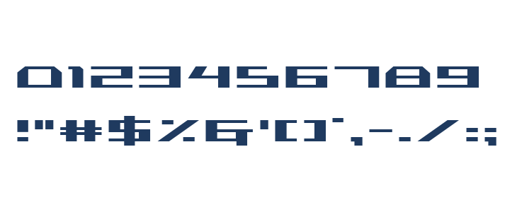 Trireme Condensed Other Characters