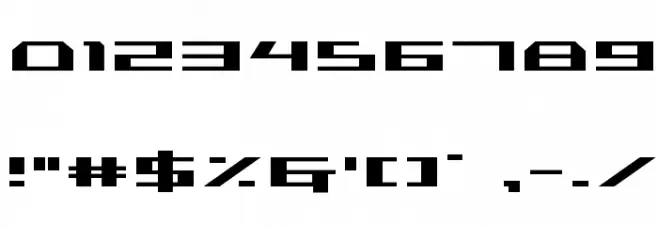Trireme Condensed Font OTHER CHARS