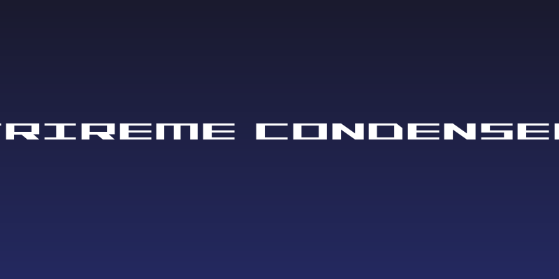 Trireme Condensed Social Header