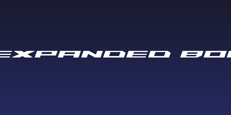 Trireme Expanded Bold Italic Social Header