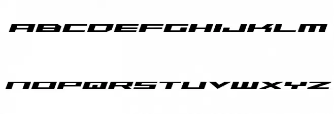 Trireme Expanded Bold Italic फ़ॉन्ट लोअरकेस