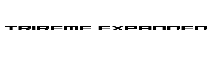 Trireme Expanded  免费字体下载