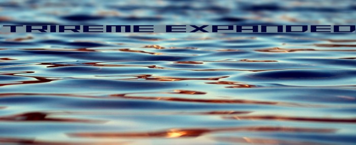 Trireme Expanded Font examples