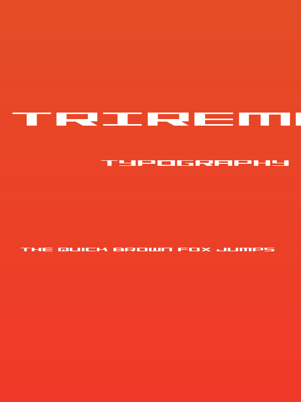 Trireme Expanded Poster