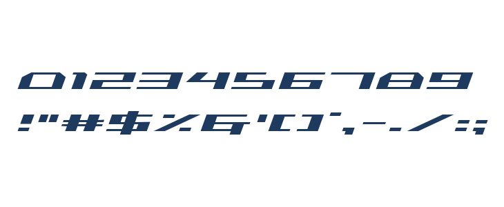 Trireme Italic Other Characters