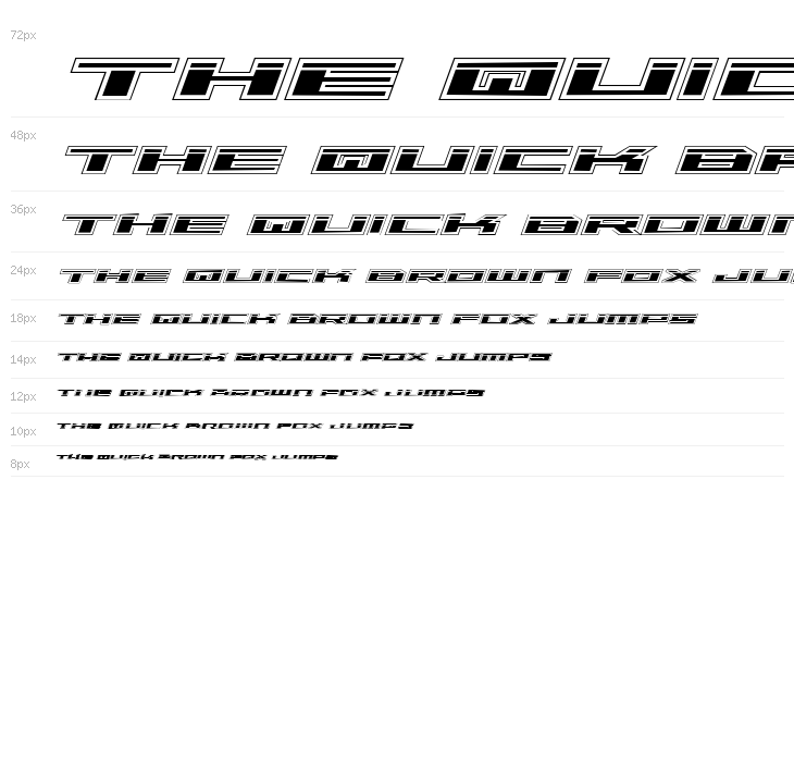 Trireme Laser Academy Italic Waterfall