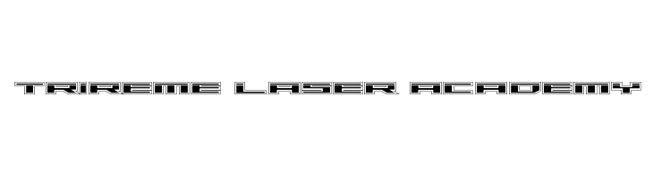 Trireme Laser Academy  Frei Schriftart Herunterladen