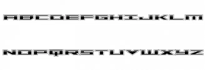 Trireme Laser Academy Schriftart Groß