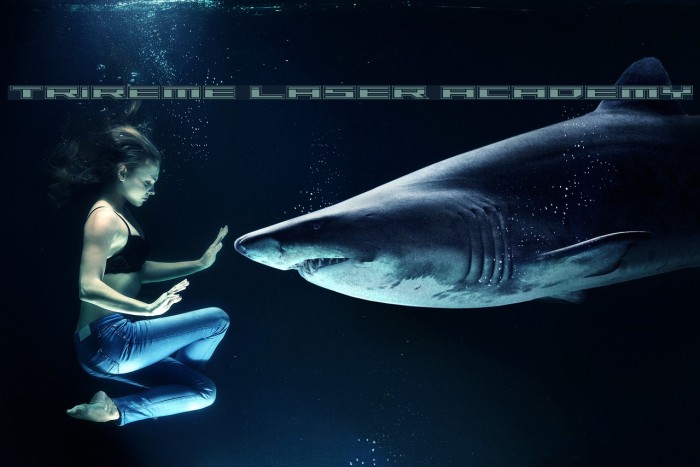 Trireme Laser Academy Font examples