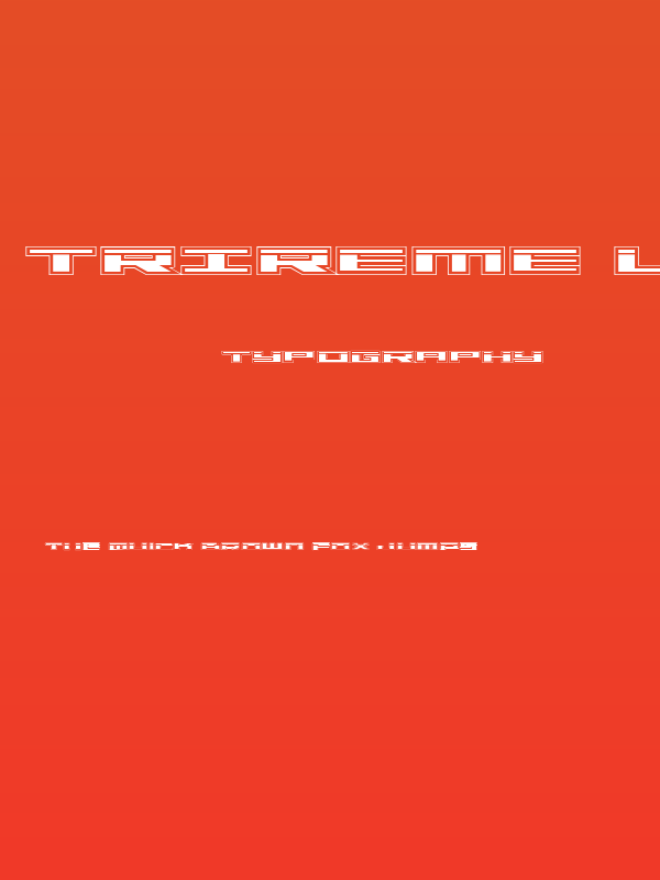 Trireme Laser Academy Poster