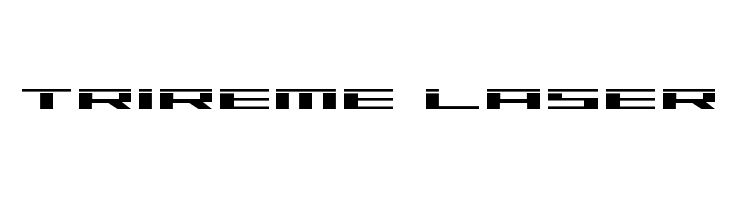 Trireme Laser  Free Fonts Download