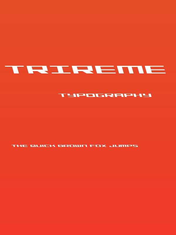 Trireme Leftalic Poster