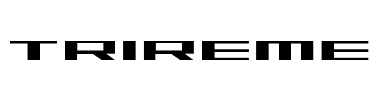 Trireme  font caratteri gratis