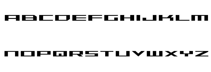 Trireme Font LOWERCASE