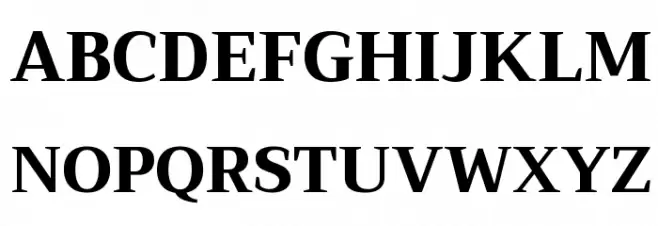 Trirong ExtraBold Шрифта ВЕРХНИЙ