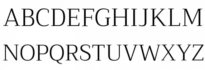Trirong Light Шрифта ВЕРХНИЙ