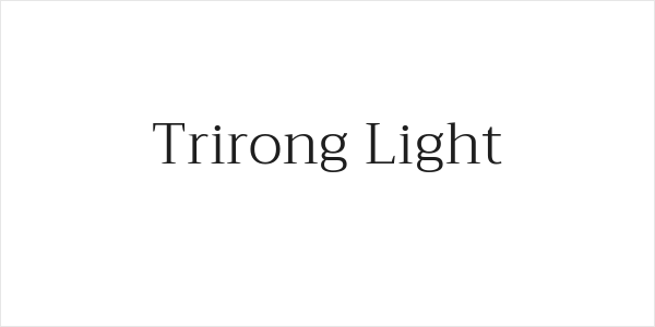 Trirong Light Logo