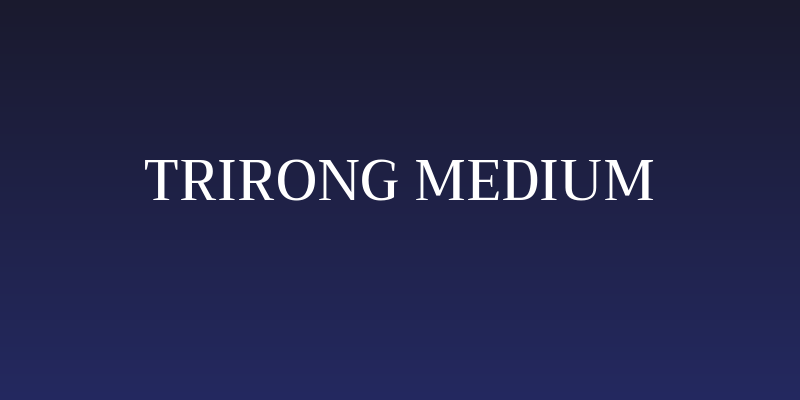 Trirong Medium Social Header