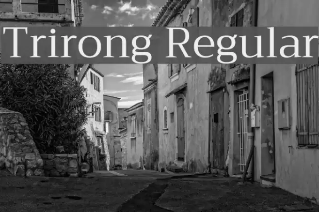 Trirong Regular  examples