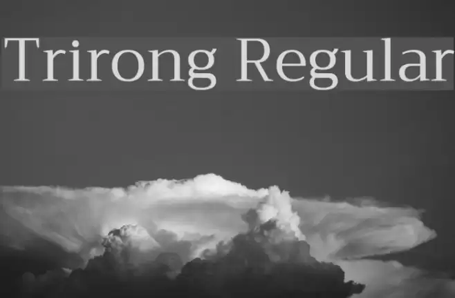 Trirong Regular  examples