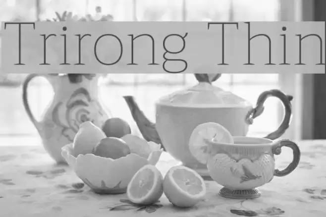 Trirong Thin Fuentes examples