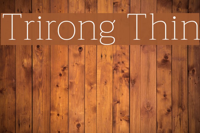 Trirong Thin Fuentes examples