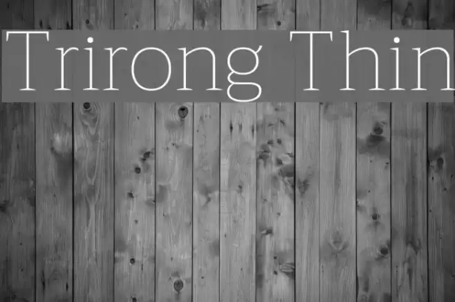 Trirong Thin Fuentes examples