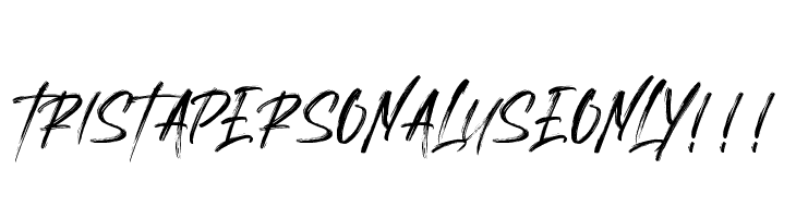 Trista Personal Use Only !!!  font caratteri gratis