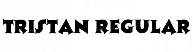 Tristan Regular  Скачать бесплатные шрифты