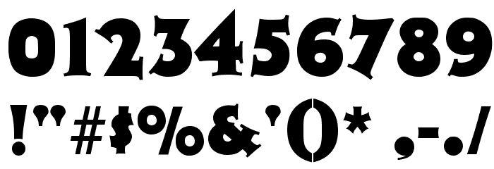 Tristan Regular Font Alte caractere
