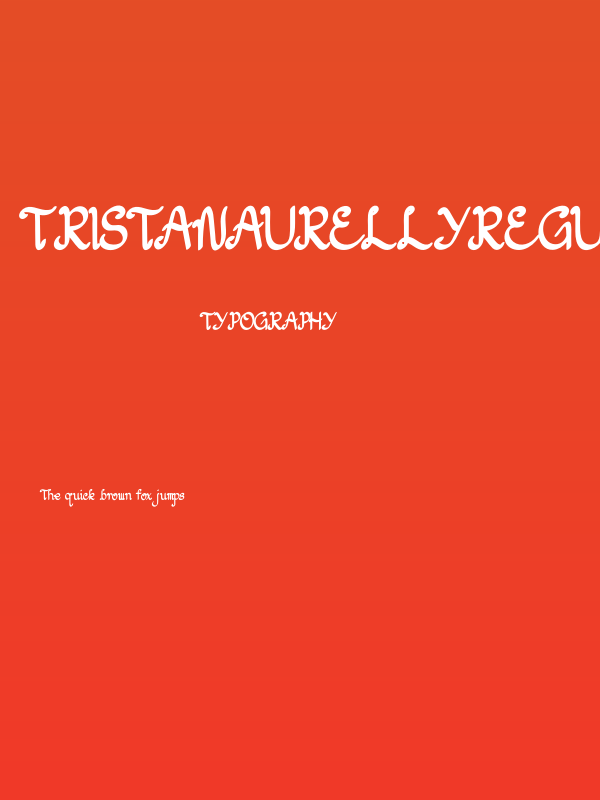 TristanAurellyRegular Poster