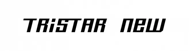 Tristar New  フリーフォントのダウンロード