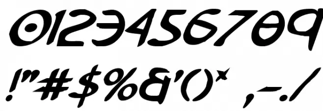 Tristram Bold Italic Font OTHER CHARS
