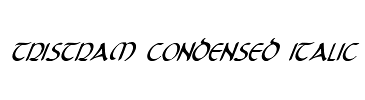 Tristram Condensed Italic  baixar fontes gratis