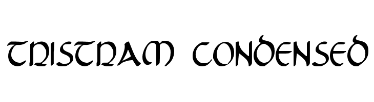 Tristram Condensed Font