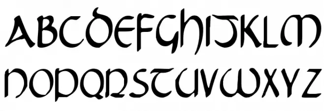 Tristram Condensed Fuentes MAYÚSCULAS