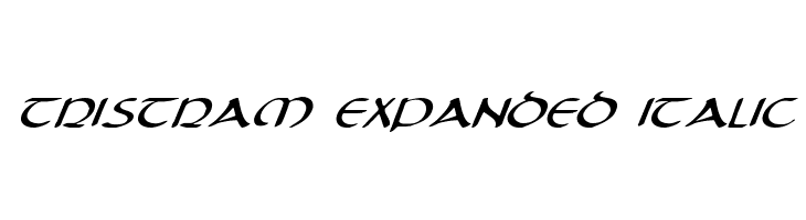 Tristram Expanded Italic  baixar fontes gratis