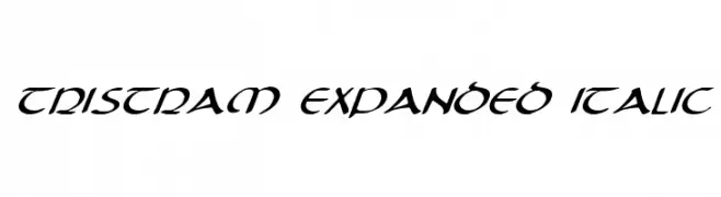 Tristram Expanded Italic  Descarca Fonturi Gratis