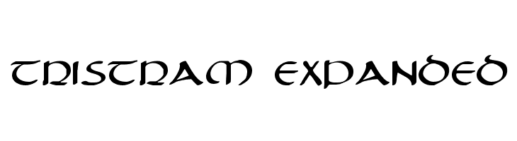 Tristram Expanded  font caratteri gratis