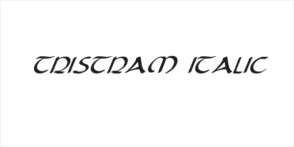 Tristram Italic Logo