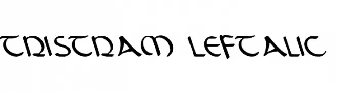 Tristram Leftalic  Free Fonts Download