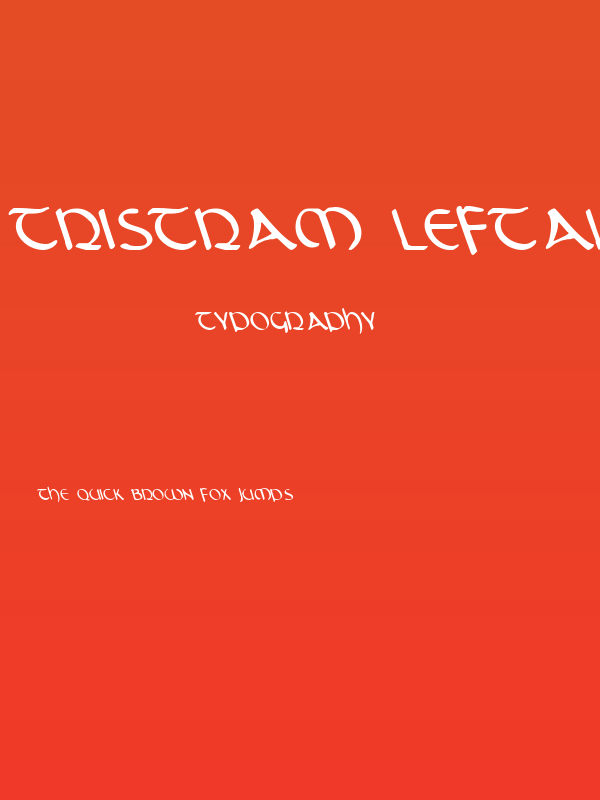 Tristram Leftalic Poster