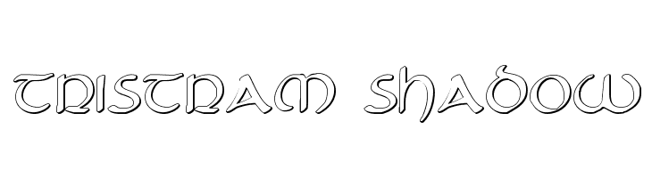 Tristram Shadow  Скачать бесплатные шрифты