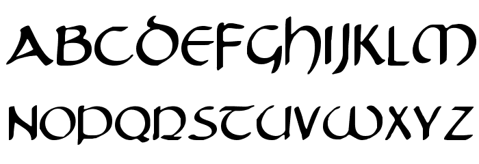 Tristram Font LOWERCASE
