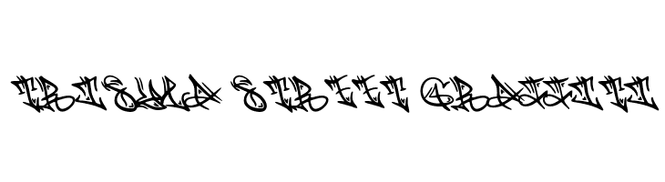 Trisula Street Graffiti  font caratteri gratis