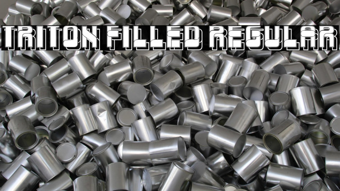 Triton Filled Regular Example 3