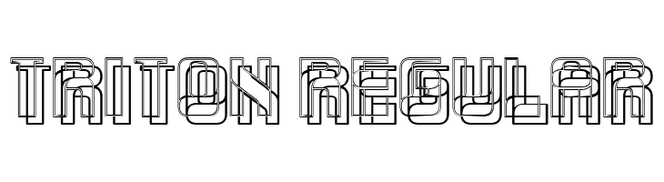 Triton Regular  Frei Schriftart Herunterladen