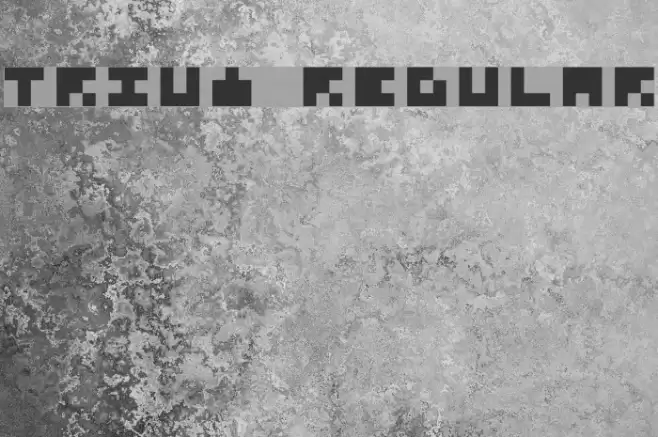 Trium Regular Fonte examples