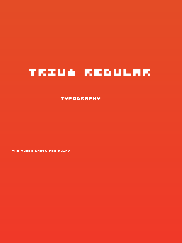 Trium Regular Poster