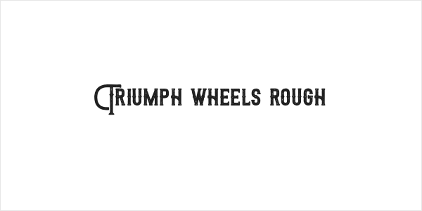 Triumph wheels rough Logo